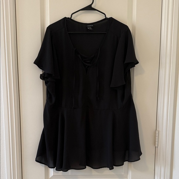 torrid Tops - Torrid Women's Black Flowy Blouse